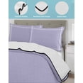 thumbnail image 4 of Quilts Twin XL Size, Pure Lavender Soft Comforter Bedding Set for Bed, Simple Solid Color Lightweight Quilted Bedspread with Pillow Cover(2 Pieces) for All Season, 68x98 Inch, 4 of 6