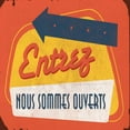 thumbnail image 3 of Grey, Jace 20x20 Black Modern Framed Museum Art Print Titled - Come In French, 3 of 5