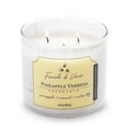 thumbnail image 2 of Carolina Candle Pineapple Verbena 14.5Oz, 3 Wick Candle, White, 2 of 6