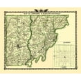 thumbnail image 3 of Warner 17x15 Black Modern Framed Museum Art Print Titled - Edwards Wabash Illinois Landowner - Warner 1870, 3 of 5