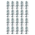 thumbnail image 4 of 20Pcs Jack Nuts Blinds Nut Screw Petal for Curtain Installation Wall Cabinets 4x25mm, 4 of 8