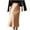 Beige, variant on USSUMA Skirts for Women Midi Skirt Solid Color Fishtail Slim Wrap Skirt Mid-Calf Skirt Lounging Dresses Lightweight Skirts Camping Online Shopping Army Green Skirt for Women L