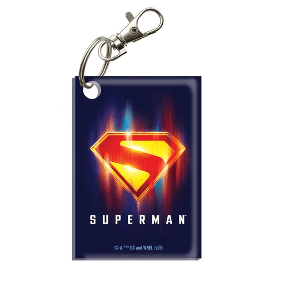 Superman 2025 (Blazing Shield) Rectangle Shaped Acrylic Keychain ACPKRREC879