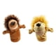 thumbnail image 4 of 2 marionetas de mano para niños, juguetes de peluche de animales para fiestas, juegos imaginativos León y león amarillo, 4 of 9
