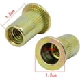 thumbnail image 3 of 50pcs M6 Plated Carbon Steel Blind Nuts, 3 of 5