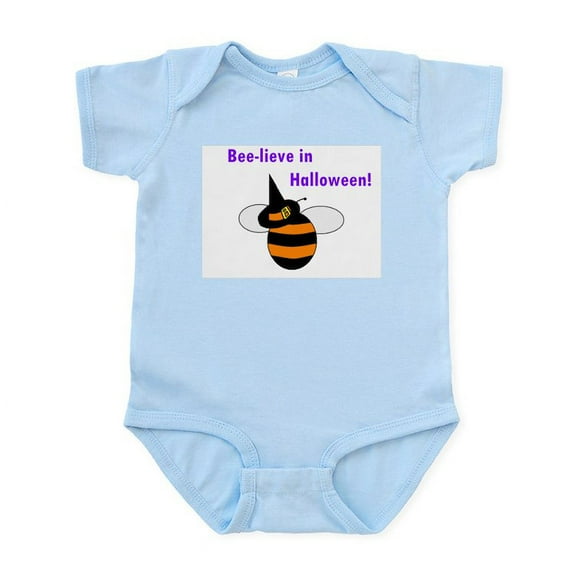 CafePress - BEE LIEVE IN HALLOWEEN! Infant Bodysuit - Baby Light Bodysuit, Size Newborn - 24 Months