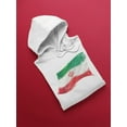 thumbnail image 3 of Waving Iranian Flag Hoodie Men -Image by Shutterstock, Male Small, 3 of 4