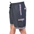 thumbnail image 2 of The Collection Royal Men Hippie Solid Bohemian Casual Rave Festival Harem Drawstring Boho Shorts Black-S/M, 2 of 3