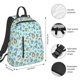 thumbnail image 2 of Fotbe Sea Shells 2 Mochila Ligera para Hombres y Mujeres - Duradera y Resistente al Agua, Ideal para Escuela, Trabajo, Viajes y Uso Diario, 2 of 7