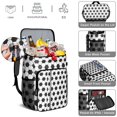 thumbnail image 5 of Travel Cooler Bag - Soccer Ball Pattern Camping Beer Cooler Backpack with Bottle Opener- Waterproof Insulated Picnic Backpacks - Cooler Bag for Beach, 5 of 6