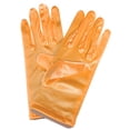 thumbnail image 2 of Gants Courts en Satin pour Femmes Gants de Mariée en Dentelle pour Fêtes Mariage Opera(Café), 2 of 7