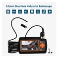thumbnail image 3 of 5.5mm Dual Lens Industrial Endoscope 1080P with 4.3" IPS Screen Borescope Inspection Camera ,Easily Maneuver, 3 of 7