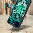 thumbnail image 2 of DALUX V Hybrid Kickstand Holster Phone Case Compatible with Motorola Moto One 5G / Moto One 5G Plus (2020) - Teal Mythic Cat, 2 of 3