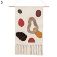 thumbnail image 2 of Gwong Decoración hogareña Boho Algodón Lino Tassel Tapicería Colgante Colgante Imagen Home Hotel Decoración de la pared Gwong 21049553, 2 of 7