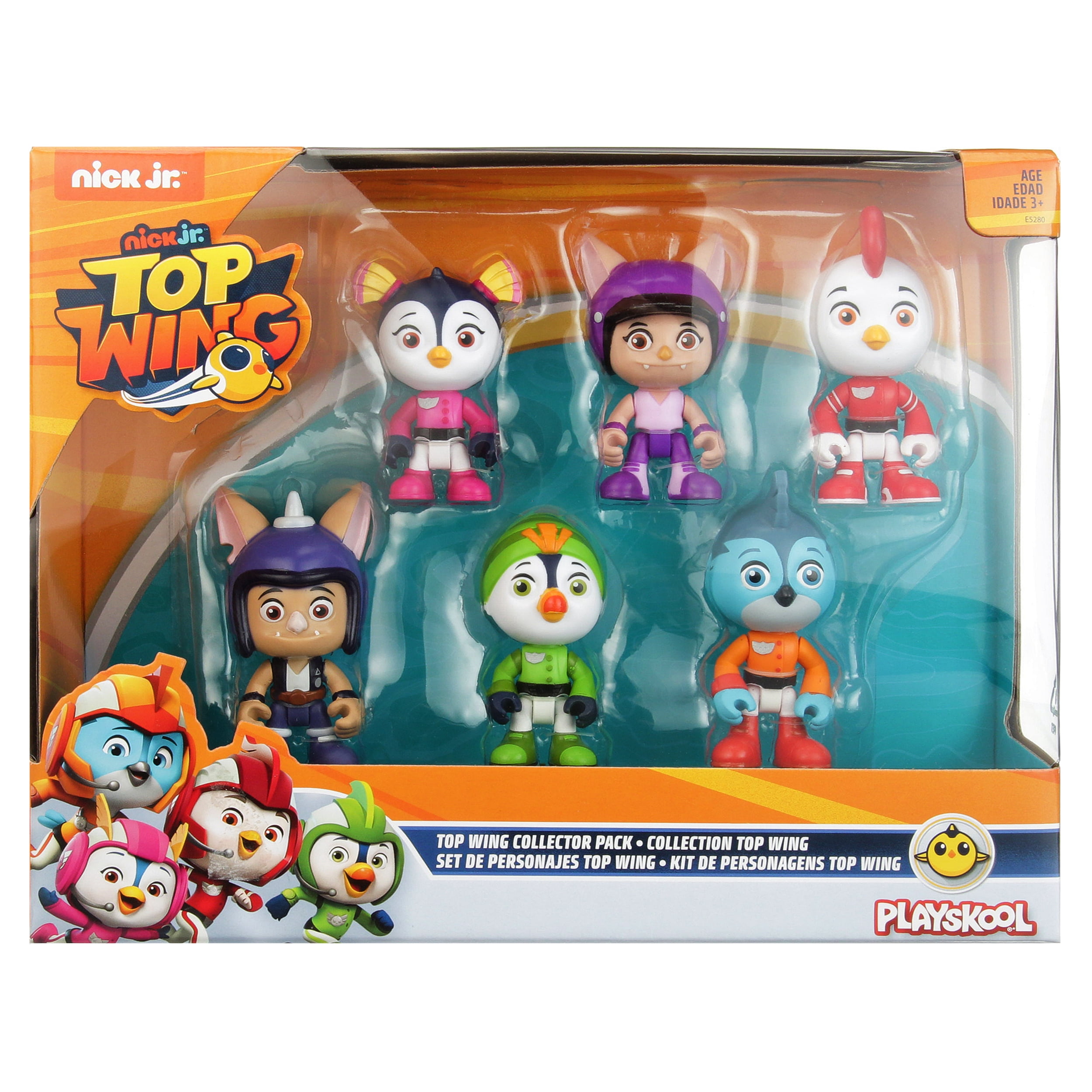 Top Wing Academy Collector Pack Includes 5 Poseable 3-inch Figures and Top  Wing Cheep & Chirp