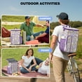 thumbnail image 2 of Romantic Rose and Peony Spring Pattern Insulated Cooler Backpack - 20L Soft Cooler with Padded Straps, 2 of 5