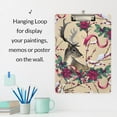 thumbnail image 4 of GZHJMY Christmas Deer Clipboard Classrooms Office Clipboard A4 Standard Letter Size 9" x 12.5" with Low Profile Metal Clip Decorative Clip Boards for Teachers, 4 of 6
