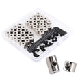 thumbnail image 1 of MasteelfCA 1 Set of 40 Metal Pin Backs Practical Pin Keepers Pin Locks Set Locking Clasp with Screw, 1 of 8