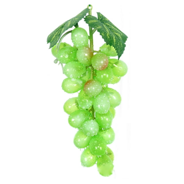 Artificial Plant Simulation Fruit Artificle Grape Handle Plastic False Grape String Shooting Props Home Vine Decoration