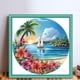 thumbnail image 2 of Kit Punto Cruz Junto Al Mar Bordado Hilo Algodón Ecológico 11CT 40x40cm, 2 of 9