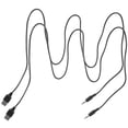 thumbnail image 2 of 2pcs USB Charger Cables USB Cords Headphones Charger Cable USB To 3.5mm Audio Cables, 2 of 4
