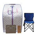 thumbnail image 2 of Combinaison de Sauna Infrarouge Portable avec Chaise Pliante, 2 of 5