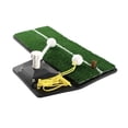 thumbnail image 4 of Entrenador de Swing de Golf, colchoneta de práctica de Swing de Golf, ayuda de entrenamiento de césped Artificial ligero antideslizante con tee de, 4 of 8