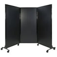 thumbnail image 7 of Versare&nbsp;QuickWall&nbsp;Folding Portable Partition&nbsp;Black Frame | 3 Panels | 8'4" x 7'4" Lime Green Fabric, 7 of 7