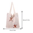 thumbnail image 4 of Bolso casual para mujer, Bolso de mano plegable de ganchillo, bolsas de comestibles reutilizables ligeras, 4 of 9
