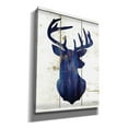 thumbnail image 2 of Epic Graffiti 'Midnight Blue Deer III' by Cindy Jacobs, Canvas Wall Art, 12"x16", 2 of 2