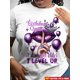 thumbnail image 1 of Birthday Queen Letter Print Women's Short Sleeve Crew Neck T-Shirt - High Elastic Cotton Blend, Machine Washable, Casual Summer Top for Women, Ladies T Shirts, 1 of 5