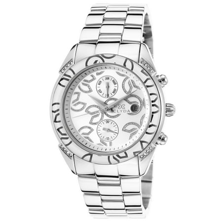 Clyda Cla0409rnbx Women's Silver-Tone Steel And Dial Ss Watch