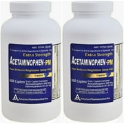 Acetaminophen PM Generic for Tylenol PM 1000 Caplets Pain Reliever & Nighttime Sleep Aid