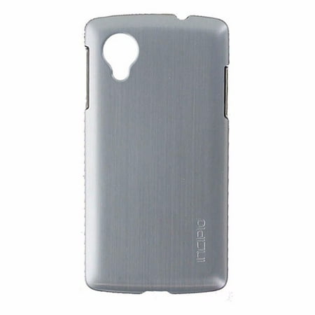 Slvr Series - Incipio Feather Shine Series Slim Hardshell Case for LG Nexus 5 - Dark Silver