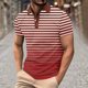 thumbnail image 5 of Mens Manga Corta Botón Abajo Camisas con Bolsillo Pulover Botón de Impresión de la Camisa de Solapa de Poliéster Cuello de Vuelta, Blusa Casual para Hombres, 5 of 5