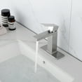 thumbnail image 2 of Single handle single hole bathroom faucet with deck plate, 2 of 9