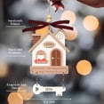 thumbnail image 1 of Bdday Christmas Tree Pendant Double-layer Carved Wooden Crafts Home Decoration, 1 of 2