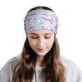thumbnail image 5 of KLL Purple Butterfly Pirnt Wicking Running Beanie Head Wrap Cycling Bandana for Men Women, 5 of 8