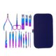 thumbnail image 3 of Set de Manicura ShuxiuWang kit de uñas 15 en 1 acero inoxidable Tijeras de U? kit manicure kit cortauñas, 3 of 5