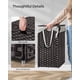 thumbnail image 4 of Cesta tejida a mano, cesta de ropa de ratán sintético de 23.8 galones (90 l), con tapa y asas, plegable, bolsa de forro extraíble, color negro, 4 of 9