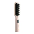 thumbnail image 2 of Tuscom 2-in-1 Rotating Hot Air Brush & Styler with 4000mAh Battery, Ceramic Coating & Dual Replacement Heads for Straightening/Curls, Wet to Dry Use, Travel-Friendly, 2 of 6