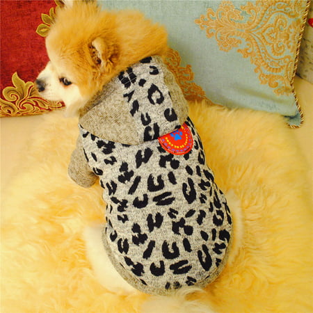 CARLTON Pet Dog Puppy Hoodie Sweater Fleece Warm Sweater Clothes