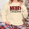 thumbnail image 7 of Christmas Trees Sweatshirt for Women Merry and Bright Christmas Shirts Xmas Holiday Party Long Sleeve Pullover Tops, 7 of 7