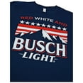 thumbnail image 2 of Busch 852319-3xlarge Mens Light Red White & Busch Light Mountains T-Shirt, Navy - 3XL, 2 of 4