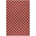 thumbnail image 2 of Addison Rugs Dream Shag Premium Machine Washable Transitional Lattice Red Rectangle Rug, 3' x 5', 2 of 8