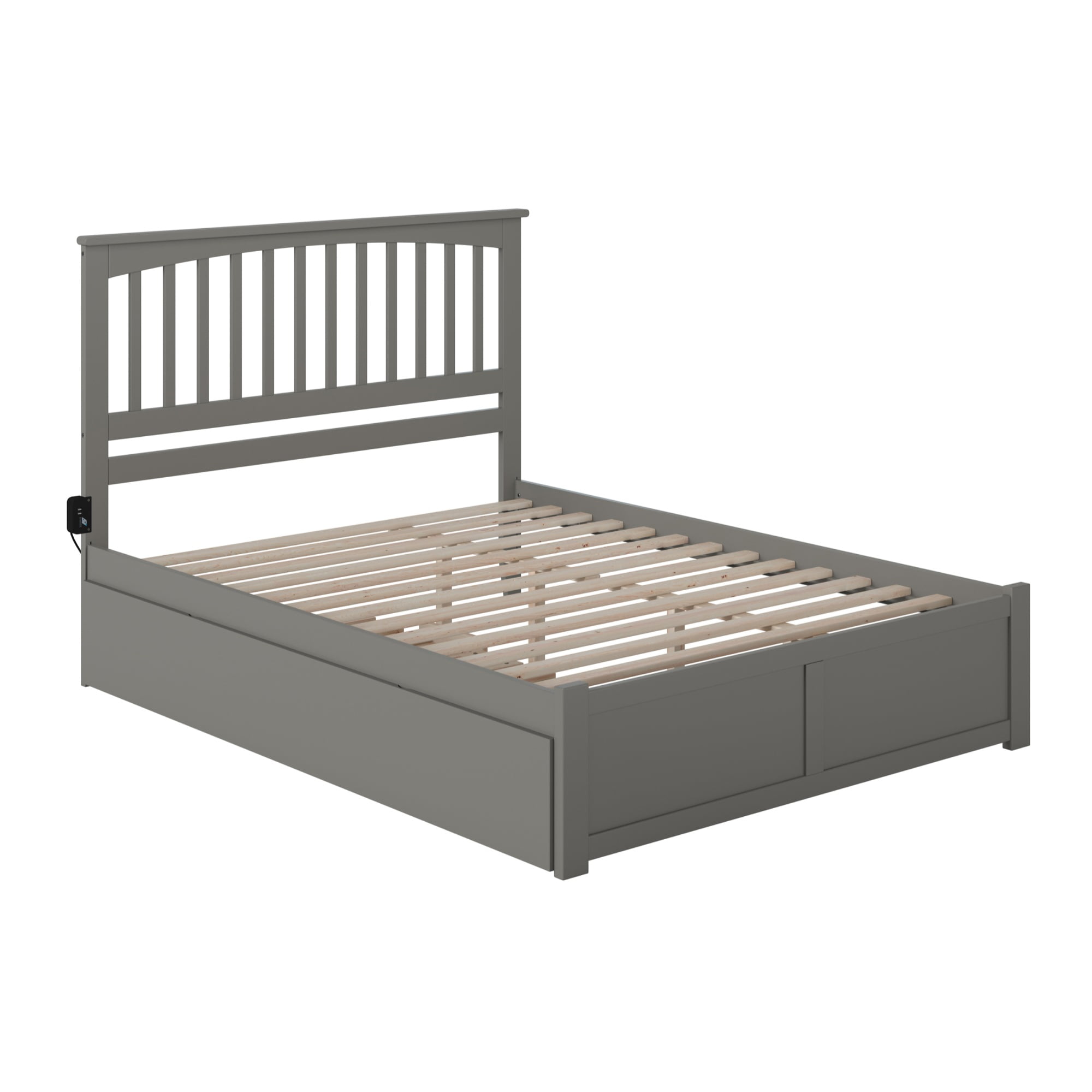 Madison Queen Bed With Matching, Can I Put A Trundle Under Queen Bed Frame