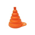 thumbnail image 1 of Juego de 4 embudos de silicona plegables, accesorios para utensilios de cocina, embudos plegables para botellas de agua, transferencia de líquidos de grado alimenticio (paquete de 4 L) TUNC Sencillez, 1 of 5