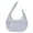 Lightblue, variant on Small Puffer Crescent Shoulder Bag for Women, Nylon Quilted Puffy Crossbody Purse, Cute Hobo Shoulder Handbags （Lightpurple)