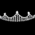 thumbnail image 4 of Diadema BLESIY Plata Cristal Diamante de Imitación Brillante Nupcial, 4 of 5