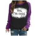 thumbnail image 2 of 2023 Chandail en Molleton Mode pour Femmes 50 % de Réduction Liquidation T-shirt Imprimé Manches Longues Blouse Col Rond Hauts Décontractés Chandail en Molleton, 2 of 5